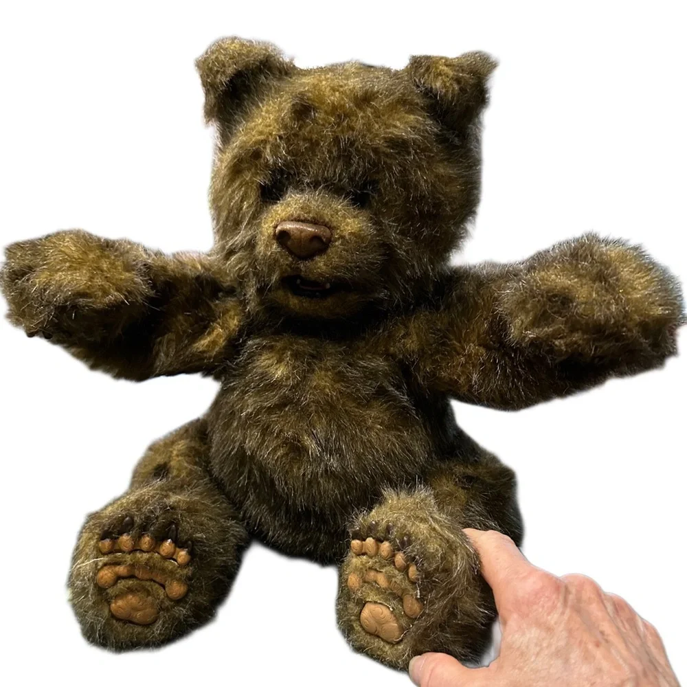 HASBRO ELECTRONICS FRIENDS LUV CUBS Plush Brown Teddy Bear interactive 2004 Fun